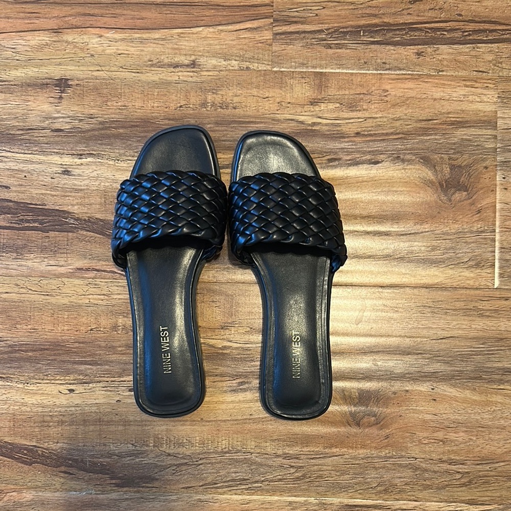 Nine West Black Sandals Comfortable Stylish Design